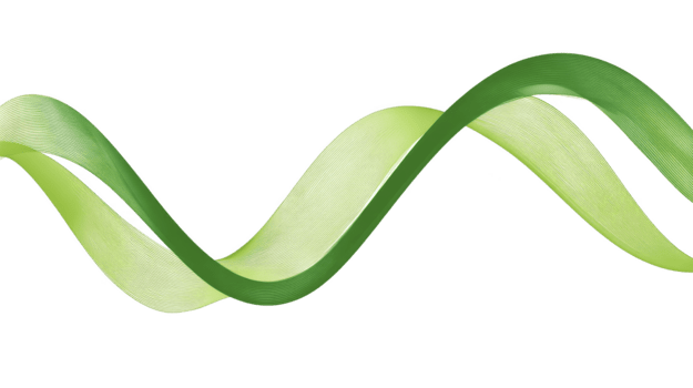 grön abstrakt Vinka slät strömmande linje modern design dynamisk rörelse kreativ bakgrund digital konst elegant kurva isolerat på transparent färsk och vibrerande stil png