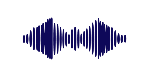 blå ljud Vinka audio vågform digital abstrakt isolerat genomskinlighet bakgrund teknologi musik frekvens modern png