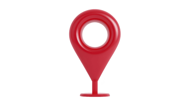 vermelho localização PIN marcador 3d ilustração isolado em transparente fundo simbolizando navegação mapa ponteiro viagem e direção com moderno e minimalista Projeto png