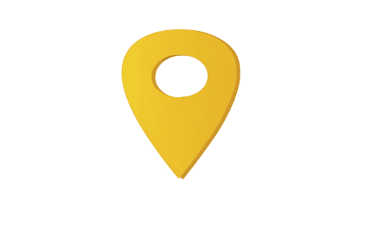 giallo carta geografica perno icona Posizione marcatore navigazione simbolo isolato su trasparente sfondo moderno 3d design viaggio e direzione concetto semplice e pulito stile utile per digitale mappe e applicazioni png