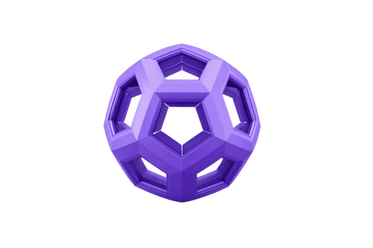 Purper meetkundig dodecaëder vorm geven aan, 3d veelhoekige structuur, modern abstract ontwerp, geïsoleerd Aan transparantie achtergrond, creatief futuristische stijl, minimalistisch en levendig zichtbaar png