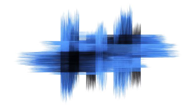 abstrato azul e Preto digital arte com afiado linear escova golpes, moderno geométrico padrão, dinâmico energia, adequado para fundos, criativo projeto, e tecnologia temas png