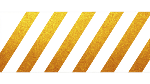 amarillo diagonal raya modelo con Brillantina textura en transparencia fondo, creando negrita y vibrante advertencia o decorativo diseño adecuado para antecedentes o pancartas png