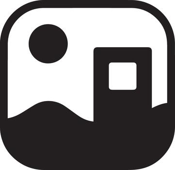 Picture Frame Icon Illustration Missing Image Graphic Element vector