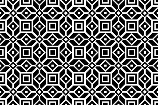 resumen étnico geométrico alfombra sin costura modelo. negro y blanco ornamental modelo diseño vector