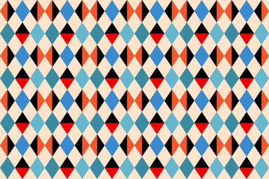 Abstract geometric colorful pattern background with rhombs vector