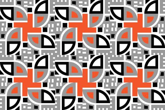 resumen sin costura mosaico modelo vector