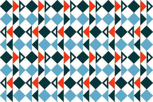 Abstract geometric colorful pattern background with rhombus and triangles vector