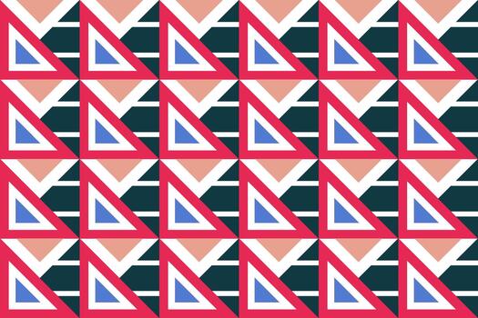 Abstract geometric colorful pattern background with triangels vector