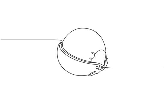Continuous one line drawing hazelnut fruit, simple, hand drawn and sketch style. for icons, symbols, signs or logo vector