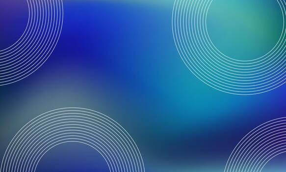 Abstract circles on a gradient background design. vector
