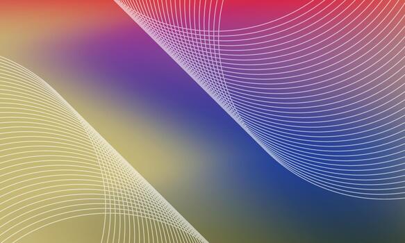 resumen ondulado líneas en vistoso degradado antecedentes. vector