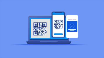 Secure Mobile Payment with QR Code Scan video