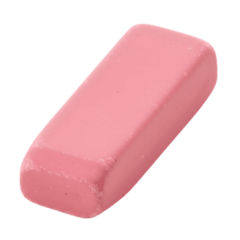 rosa gomma per cancellare su trasparente sfondo, un' utile attrezzo per la modifica e correzione, perfettamente pulito e pronto per uso. png