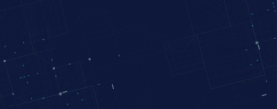 un oscuro azul antecedentes con líneas y puntos vector