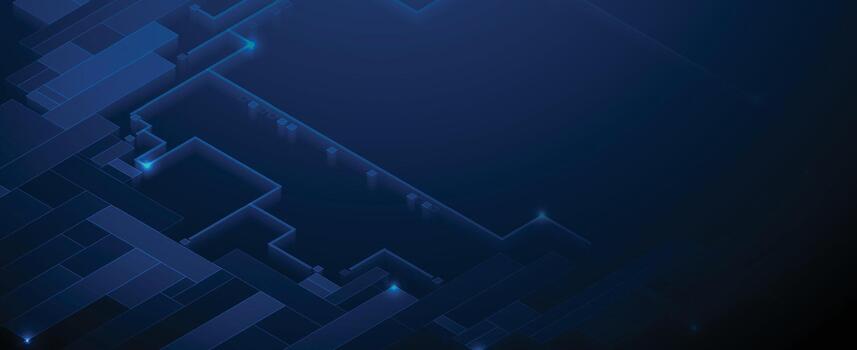 Geometric blue background design vector