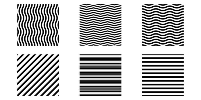 Seamless Stripe Pattern Set vector