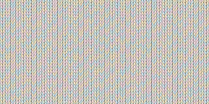 Abstract mixed pastel colors wool knitted texture seamless pattern background vector
