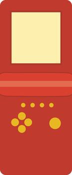 Retro Gamepad. Isolated on White Background. vector