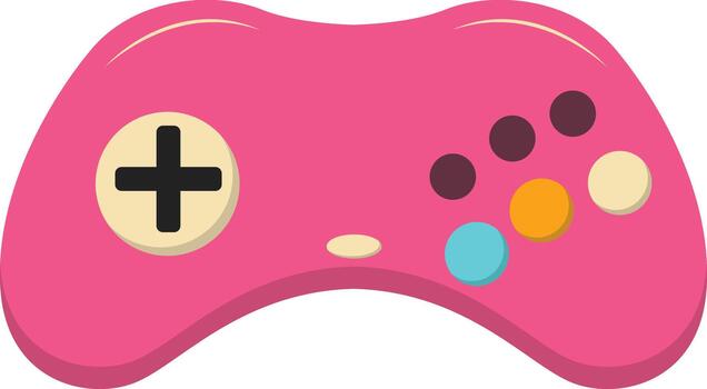 Retro Game Console vector