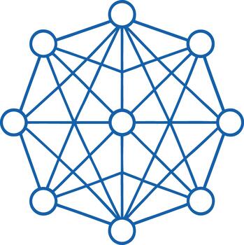 Neural Network Design Illustration vector