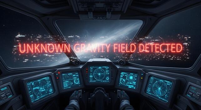 Astronaut's View Unveiling the Mystery of an Unknown Gravity Field Detected in Space photo