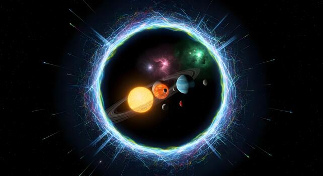 Cosmic Portal to Distant Worlds A Celestial Gateway to the Wonders of the Universe photo