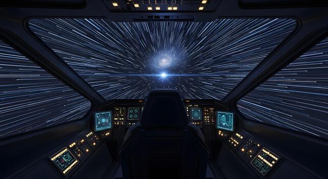 Warp Speed A Journey Through Time and Space from the Cockpit of a Spaceship photo