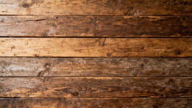 Rustic dark brown wooden planks create a textured horizontal background surface photo