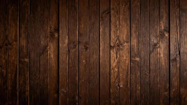 Rico oscuro marrón de madera superficie compuesto de vertical tablones demostración distinto grano foto