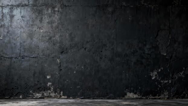 Dark textured concrete surface presents a dramatic and moody backdrop photo