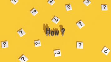 animado quão questão conceitos. perguntar, instrução, dicas e orientação conceitos. quão questão conceitos imagens de vídeo. quão questão animação. video