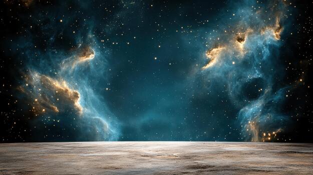 An image of the nebula and stars in space photo