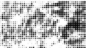 Black Dotted Halftone on White Background Stop Motion Animation Retro Dot Pattern Texture Loop video
