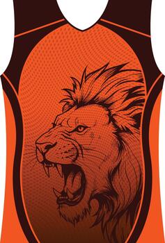 jersey deporte modelo diseño con naranja textura Listo a impresión para sublimación vector