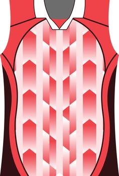 jersey design sport pattern with red abstract texture sublimation print vector