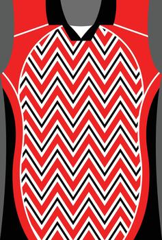 abstract red pattern for jersey design sublimation print, sport uniform design vector