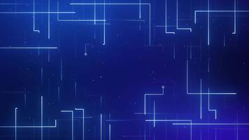 abstrakt nätverk rutnät med lysande blå rader på mörk bakgrund video