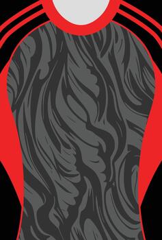 jersey design with black and red abstract pattern sublimation design vector