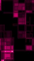 abstrakt neon rosa och svart design med skiktad geometri, idealisk för EDM bilder, digital affischer, eller modern ui bakgrunder. video