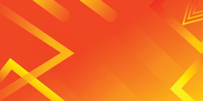 Abstract geometric triangle orange background. vector