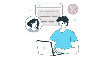 aprender codificação 2d plano animação video