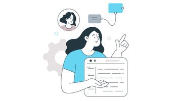 software architect 2d vlak animatie video