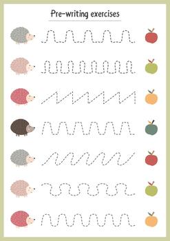 naturaleza camino rastreo para desarrollando escritura precisión vector