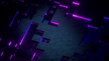 dynamisch Komposition von rechteckig geometrisch Formen Schleife animiert video