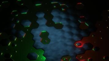 dynamisk sammansättning av geometrisk former slinga animerad video