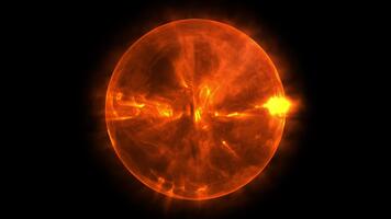 Sol i Plats kosmologi bakgrund slinga animerad video