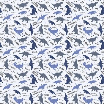 Child-friendly dinosaur pattern in soft colors vector