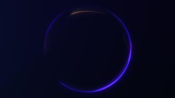 Glowing minimal orb with smooth gradient light in 4K 60FPS loop. Futuristic abstract circle animation for branding, UI, technology and creative motion visuals. video