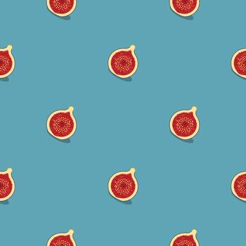 estilizado higo sin costura modelo para jugo etiquetas vector